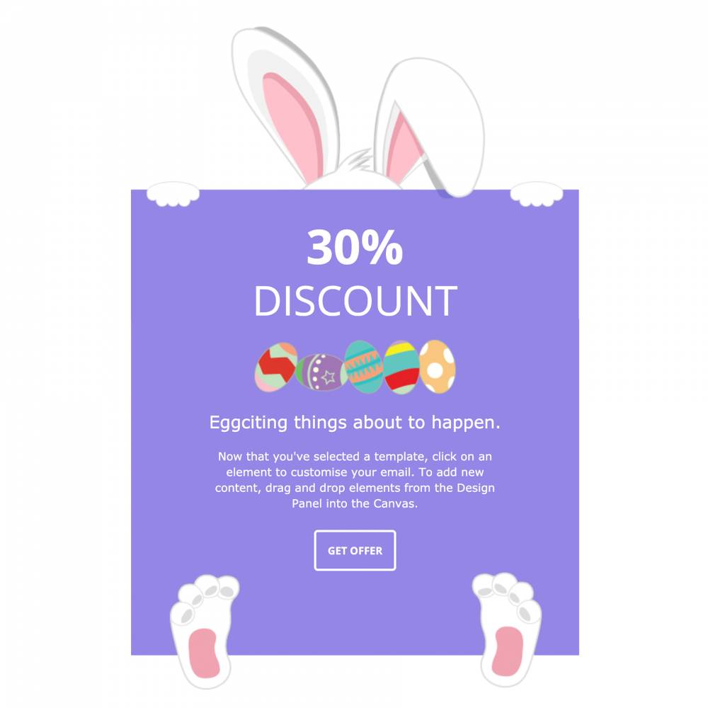 Easterbunny email campaign.